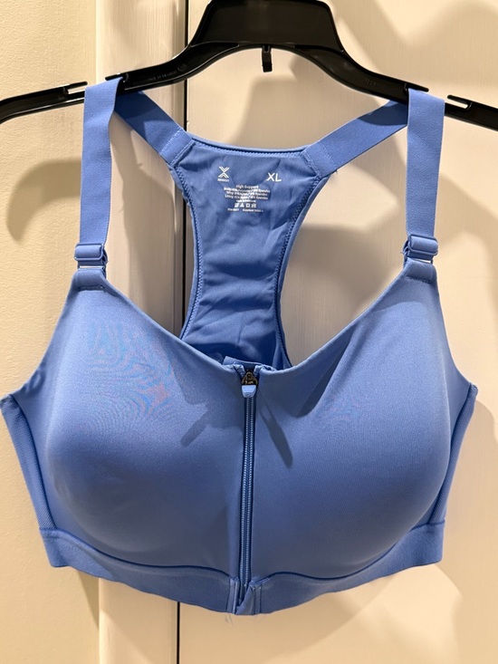 Xersion Other - Xersion Women’s High-Impact Front Zip Sports Bra - Blue